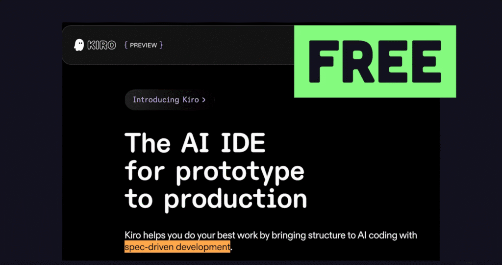 Amazon's AWS KIro is free to use
